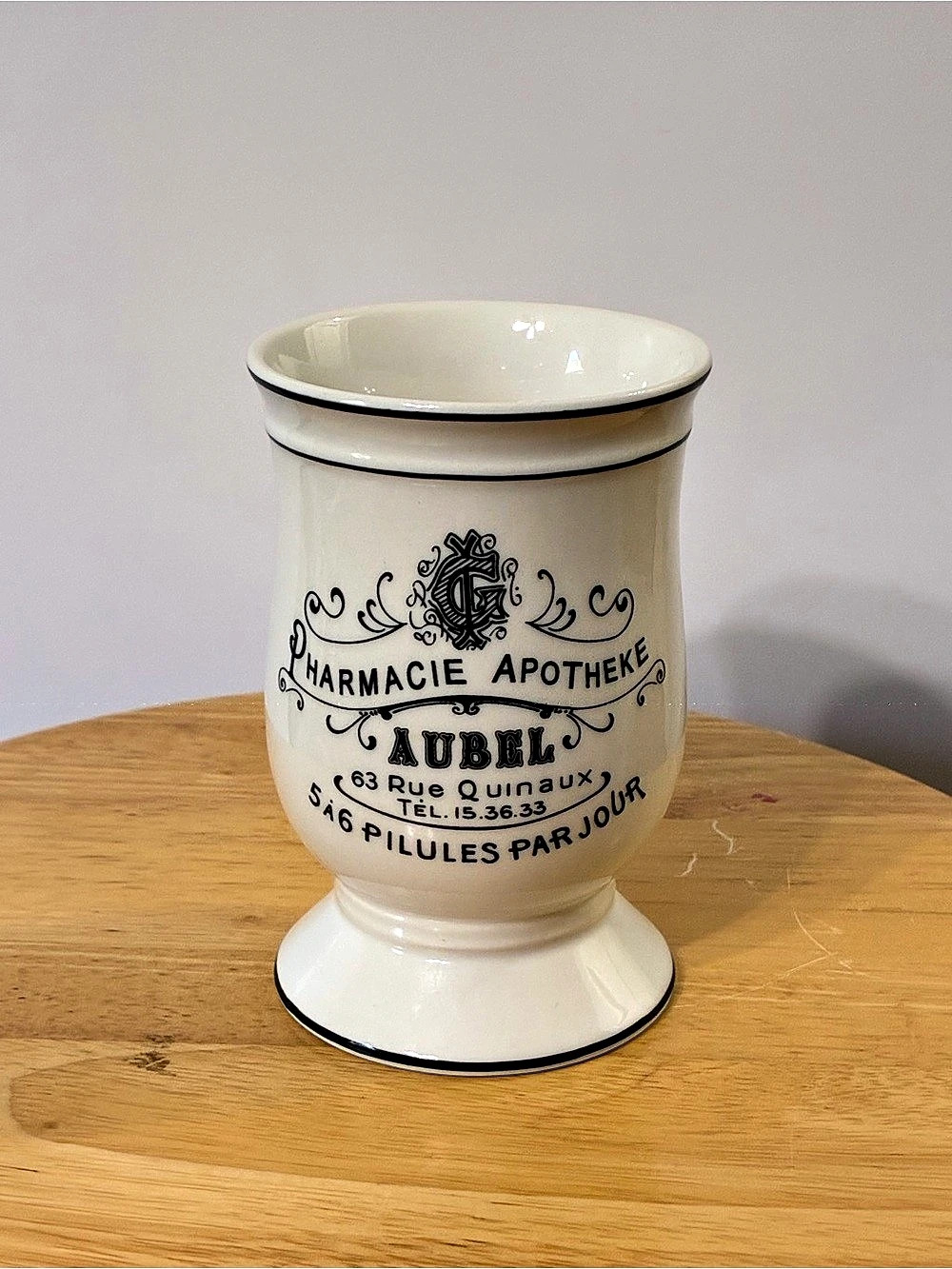 French-style Apothecary Pharmacy Jar Decor